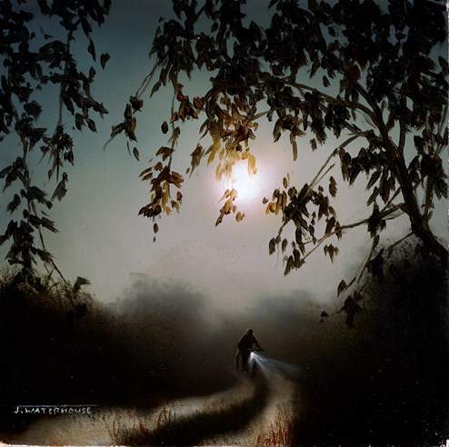 Taking the Shortcut by John Waterhouse - Original Painting on Board